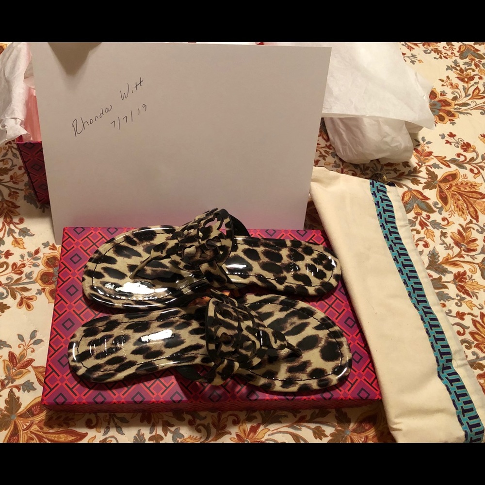 Tory Burch leopard Millers NIB